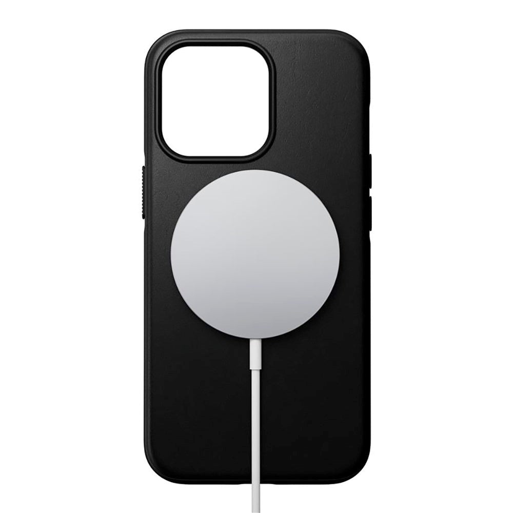 iPhone 13 Pro Modern Nomad Horween Leather Cover - MagSafe Kompatibel - Sort