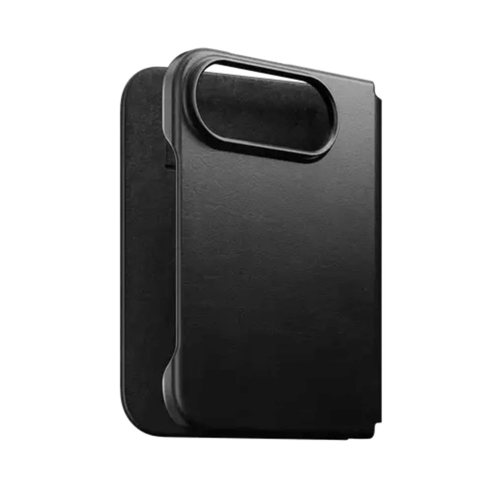 iPhone Duo Nomad Traditional Horween Leather Folio Flip Cover - MagSafe Kompatibel - Black