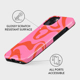 Burga iPhone 13 Tough Fashion Cover - Ride the Wave