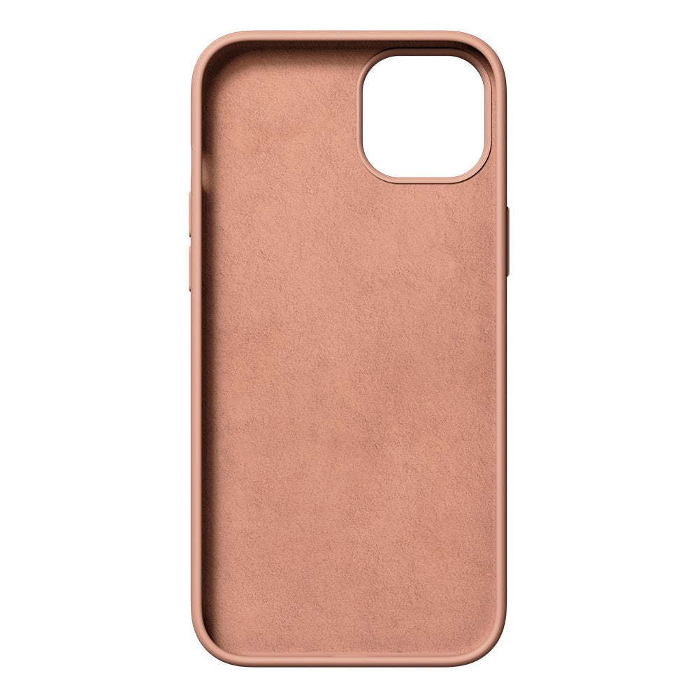 Nudient iPhone 15 Base Silikondeksel - Peach Orange