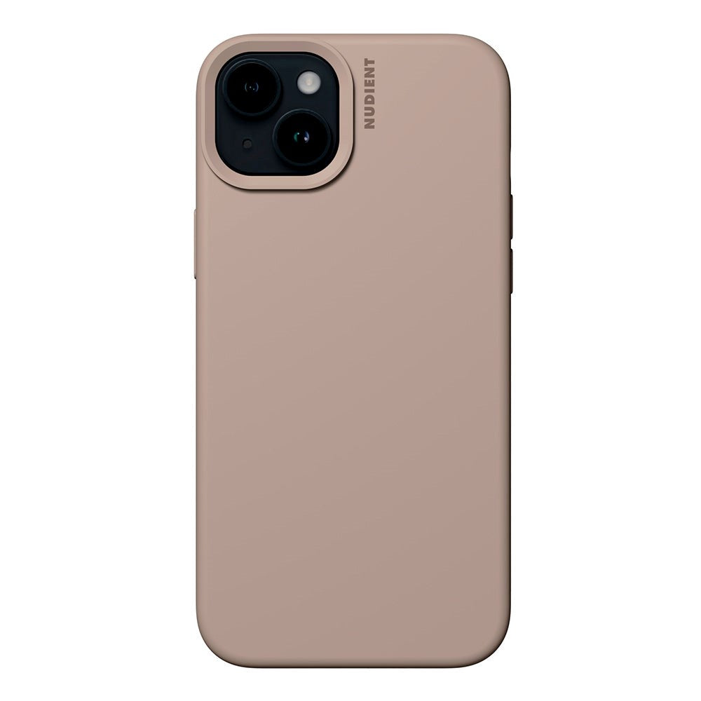 Nudient iPhone 15 Base Silikondeksel - Stone Beige