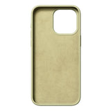 Nudient iPhone 15 Pro Base Silikondeksel - Blekgul