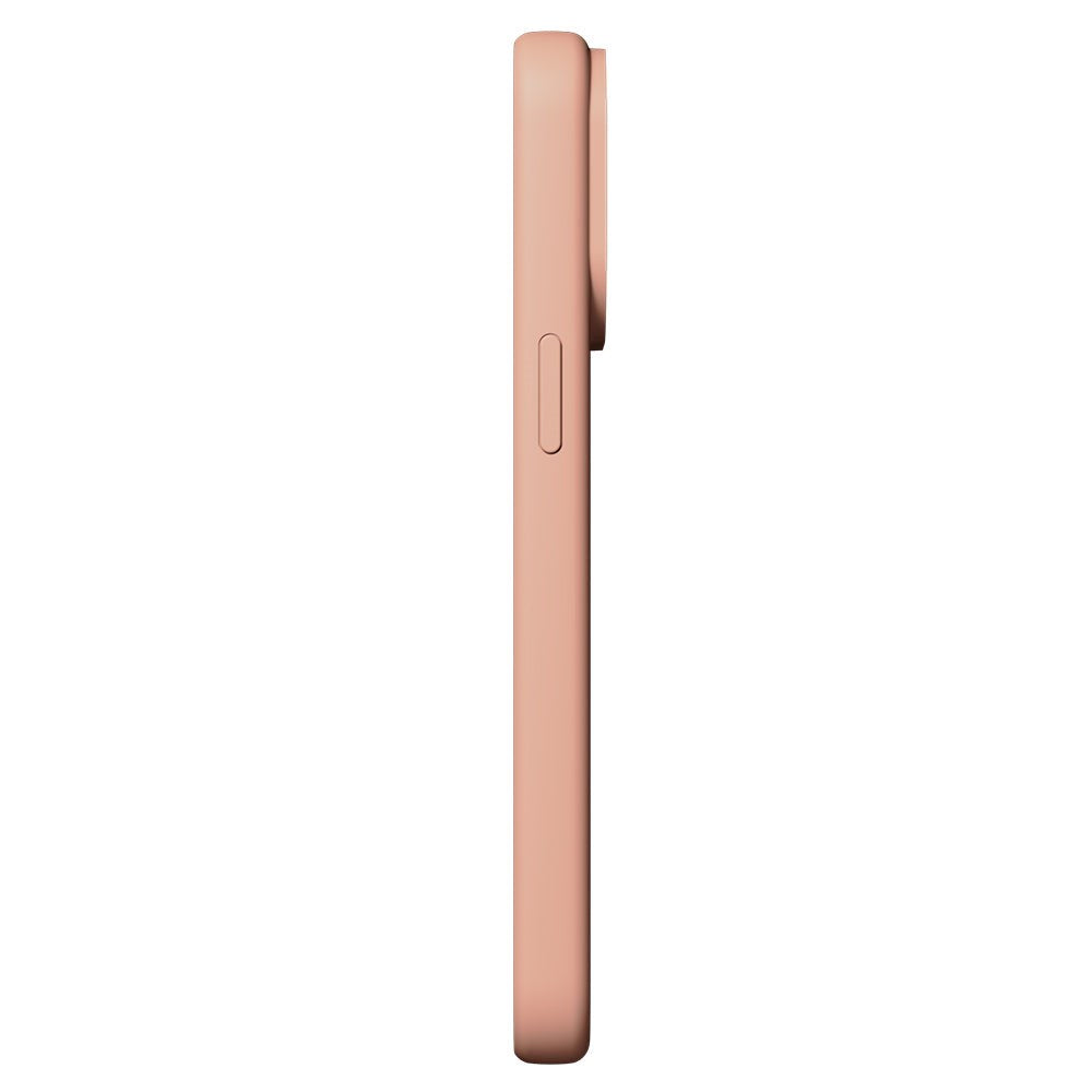 Nudient iPhone 15 Pro Base Silikondeksel - Peach Orange