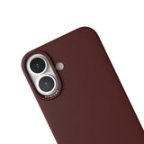 Nudient Thin Case iPhone 16 Bakdeksel - MagSafe-kompatibel - Burgundy Rød