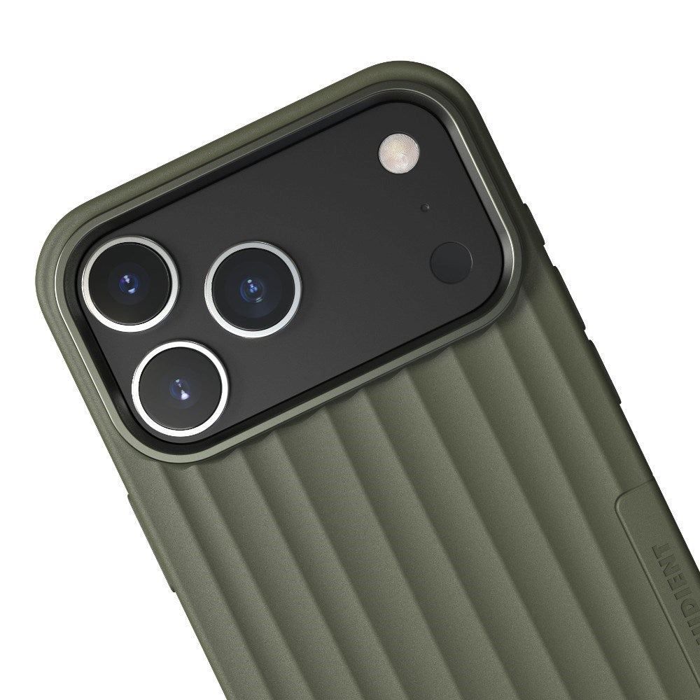 iPhone 18 Pro Max / 17 Pro Max Nudient Bold Case Mobilcover - MagSafe Kompatibel - Olive Green
