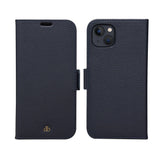 Dbramante1928 iPhone 13 New York 2-i-1 flip-deksel i skinn - blå