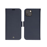 Dbramante1928 iPhone 14 New York 2-i-1 flippdeksel i skinn - blå