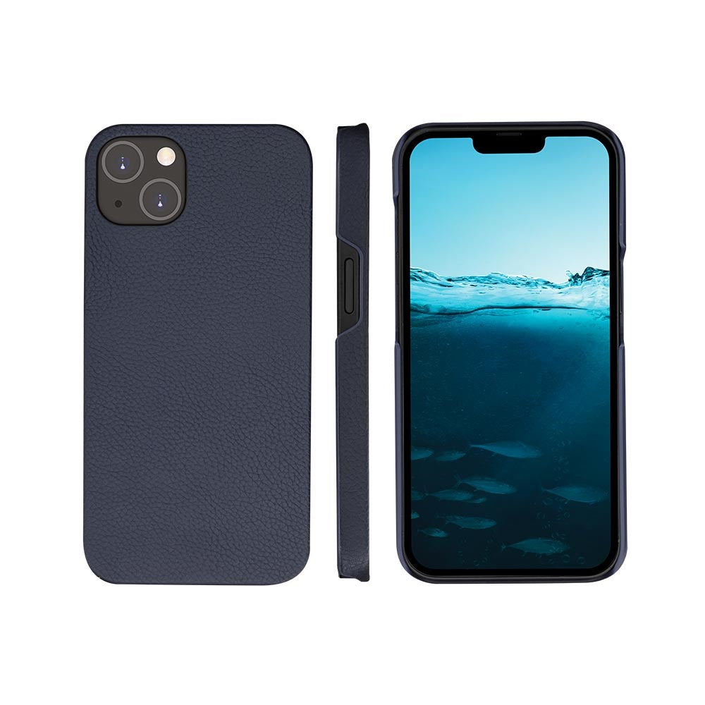 Dbramante1928 iPhone 14 New York 2-i-1 flippdeksel i skinn - blå