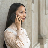 iPhone 13 Mini dbramante1928 New York magnetisk flipdeksel i ekte skinn m. Lommebok - Nattsvart