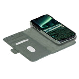 iPhone 13 Pro Max dbramante1928 New York magnetisk flipdeksel i ekte skinn m. Lommebok - Greenbay