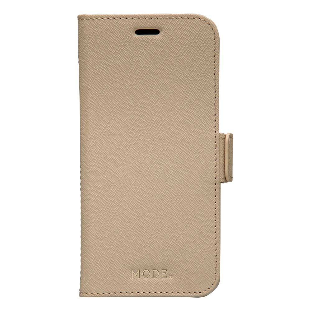 iPhone 12 / 12 Pro dbramante1928 Fashion New York ekte skinndeksel m. Lommebok - Sahara Sand