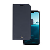 iPhone 14 Pro Max - dbramante1928 New York 2-i-1 Ægte Læder Flip Cover - Pacific Blue