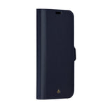 iPhone 14 Pro Max - dbramante1928 New York 2-i-1 Ægte Læder Flip Cover - Pacific Blue