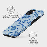 Burga iPhone 13 Tough Fashion Cover - MagSafe Kompatibel - Aquatic Dance