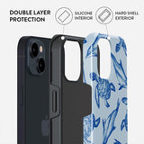 Burga iPhone 15 Tough Fashion Cover - Aquatic Dance