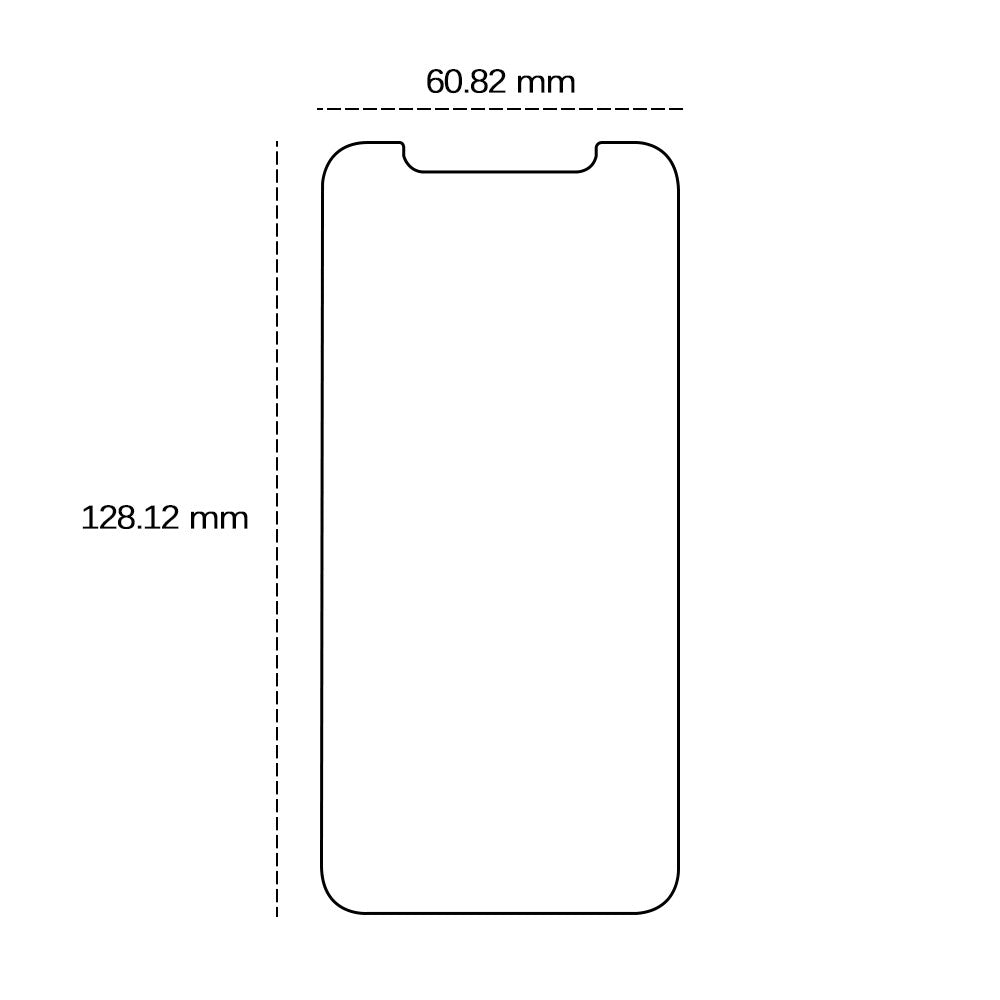 iPhone 13 Mini TFO Hærdet Beskyttelsesglas - Gennemsigtig