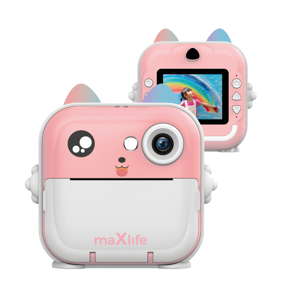 MaxLife MXPC-100 Kids - Instant Digital Camera - Rosa