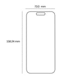 iPhone 18 Pro Max / 17 Pro Max / 16 Pro Max TFO Hærdet Beskyttelsesglas - Gennemsigtig