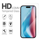 iPhone 16 / 15 TFO 2.5D Premium Beskyttelsesglas - Gennemsigtig