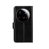 dbramante1928 Xiaomi 15 Ultra Oslo Pro Genanvendt Plastik Flip Cover - Kortholder og Ståfunktion - Sort