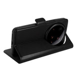 dbramante1928 Xiaomi 15 Ultra Oslo Pro Genanvendt Plastik Flip Cover - Kortholder og Ståfunktion - Sort