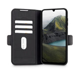 dbramante1928 Samsung Galaxy A26 (5G) Oslo Pro Genanvendt Plastik Flip Cover - Kortholder og Ståfunktion - Sort