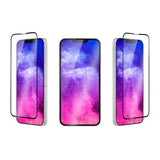 QDOS iPhone 13 Pro Max OptiGuard Curved Glass Screen Protector - Veskevennlig - Black Edge