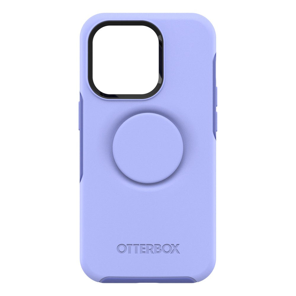 OTTERBOX + POPSOCKETS Symmetry Series iPhone 14 Pro Craftsman Cover m. Innebygd PopGrip - Lilla