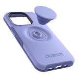 OTTERBOX + POPSOCKETS Symmetry Series iPhone 14 Pro Craftsman Cover m. Innebygd PopGrip - Lilla