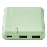 GreyLime Ocean 12W 10 000 mAh - PowerBank 2x USB-A - Grønn