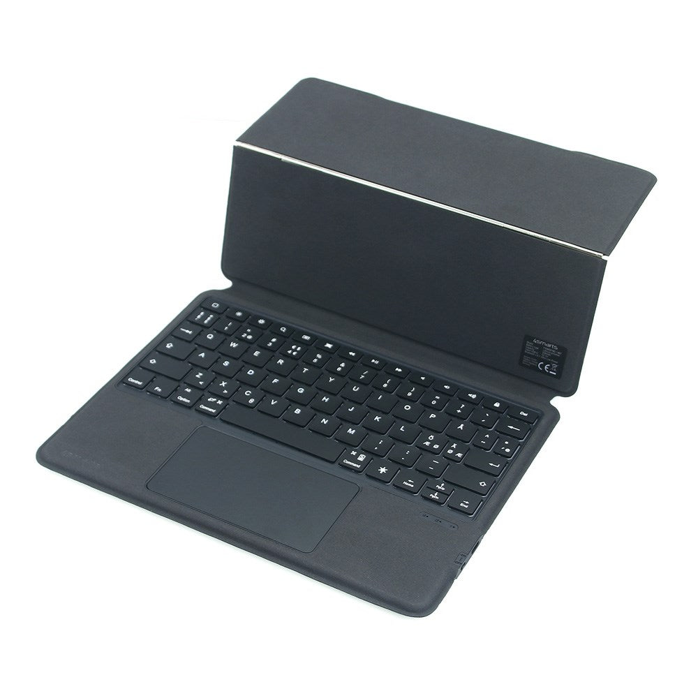 4Smarts tastaturdeksel for iPad 11" (2025) / iPad 10.9" (2024/2022) - Solid Pro med nordisk tastaturoppsett - Svart