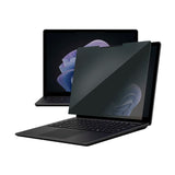 Microsoft Surface Laptop 13,5" - PanzerGlass skjermbeskytter i herdet glass - Personvernfunksjon - Gjennomsiktig/Sort
