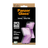 Samsung Galaxy Z Flip8 PanzerGlass® Skærmbeskyttelse & Beskyttelsesfilm - Gennemsigtig