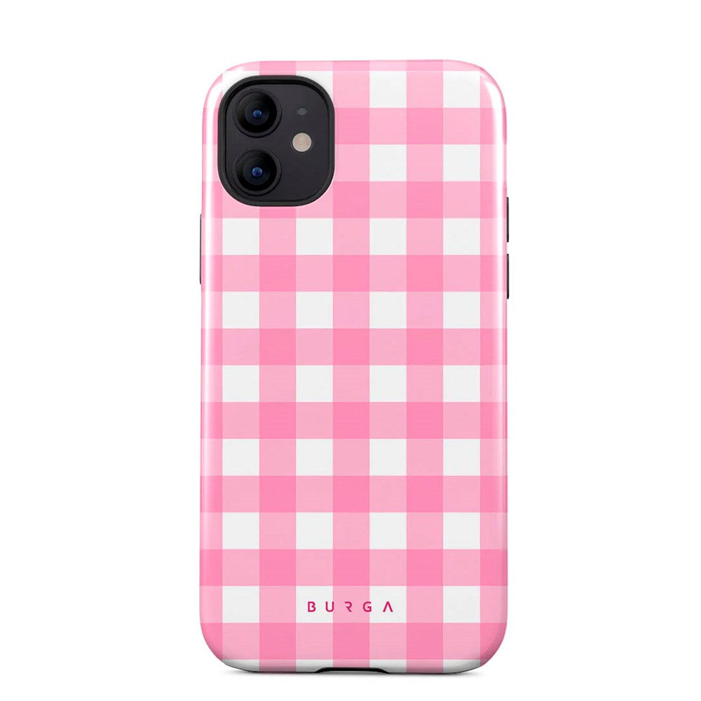 Burga iPhone 12 / 12 Pro Tough Fashion Cover - Think Pink