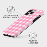 Burga iPhone 13 Pro Tough Fashion Deksel - Tynt rosa