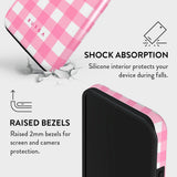 Burga iPhone 15 Tough Fashion Cover - Think Pink