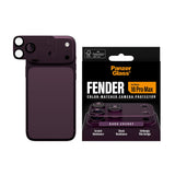iPhone 18 Pro Max PanzerGlass FENDER Kamerabeskyttelse - Dark Cherry