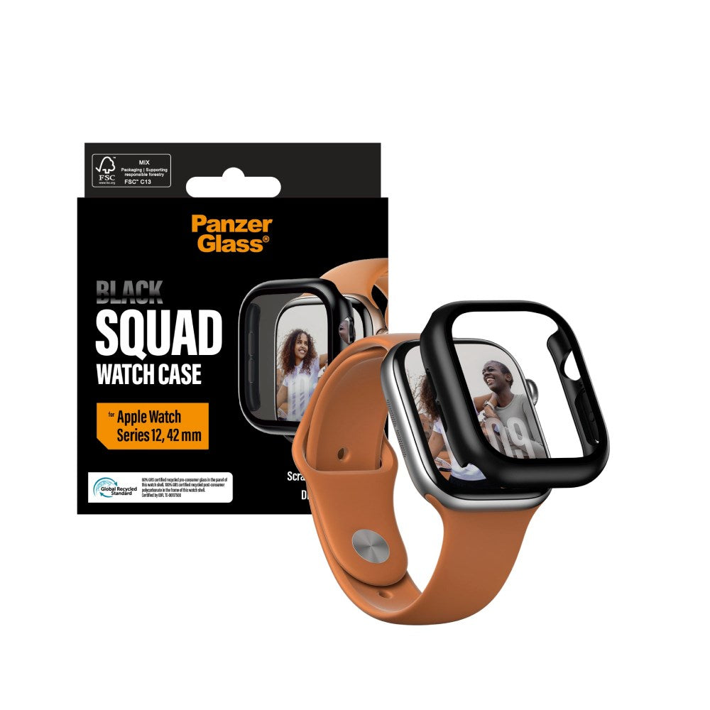 PanzerGlass  Apple Watch Series 12 (42mm) Squad Cover - Sort