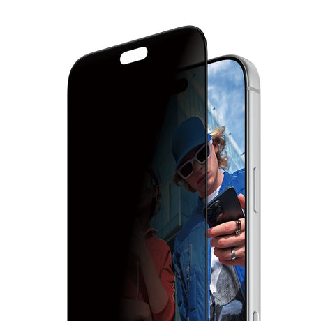 iPhone 18 Pro Max PanzerGlass Hærdet Beskyttelsesglas - Ultra Wide Fit m. EasyAligner - Privacy Funktion - Gennemsigtig