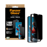 Samsung Galaxy S26 PanzerGlass 2-Way Privacy Skærmbeskyttelsesglas - inkl. EasyAligner - Gennemsigtig