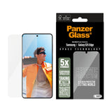 Samsung Galaxy S25 Edge PanzerGlass Ultra Wide Fit Ceramic Beskyttelsesglas m. EasyAligner - Gennemsigtig