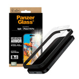 iPhone 17 / 16 Pro PanzerGlass Ultra Wide Fit Beskyttelsesglas m. EasyAligner - Anti-Reflective - Gennemsigtig
