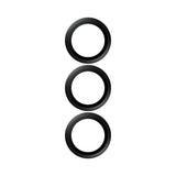 Samsung Galaxy S26 / S26+ (Plus) PanzerGlass Hoops - Beskyttelse til Kamera - Gennemsigtig / Sort Kant