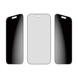 iPhone 17 Pro PanzerGlass 2-Way Privacy Skærmbeskyttelsesglas - Ultra-Wide Fit - Gennemsigtig