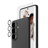 Samsung Galaxy S26+ (Plus) PanzerGlass Hoops 2-in-1 Bundle m. 1 x EasyAligner 1 x Skærmbeskyttelse (UWF) 1 x Hoops Kameralinsebeskyttelse - Gennemsigtig