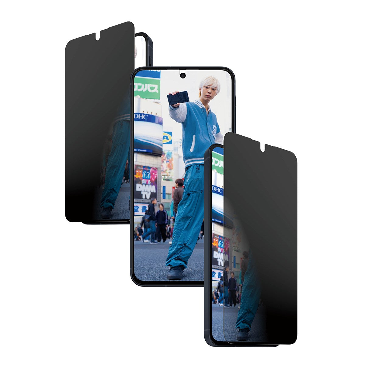 Samsung Galaxy A57 PanzerGlass 2-Way Privacy Skærmbeskyttelsesglas - inkl. EasyAligner - Gennemsigtig