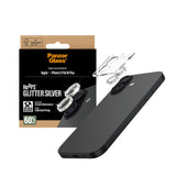 PanzerGlass iPhone 17 / 16 / 16 Plus Hoops Kamerabeskyttelsesglas inkl. Installationsramme - Glitter Sølv