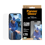 PanzerGlass iPhone 17 Pro Hærdet Beskyttelsesglas inkl. EasyAligner - Classic Fit - Gennemsigtig