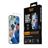 iPhone 18 Pro / 17 Pro PanzerGlass Hærdet Beskyttelsesglas inkl. FastFit In-A-Box - Ultra Wide Fit - Gennemsigtig