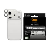 iPhone 17 Pro PanzerGlass FENDER Kameralinse Beskyttelsesglas - Silver